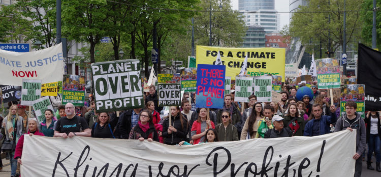 People’s Climate March: 2.500 marschieren in Wien für das Klima