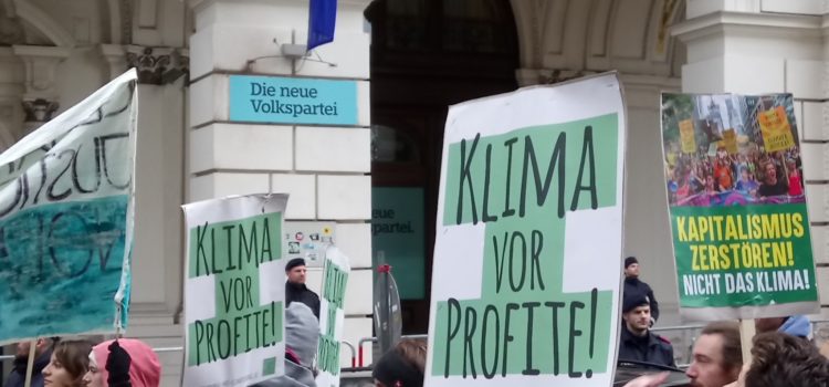 Presseaussendung: Hunderte bei Demonstration für mehr Klimaschutz und gegen Klimawandelleugner in der Regierung