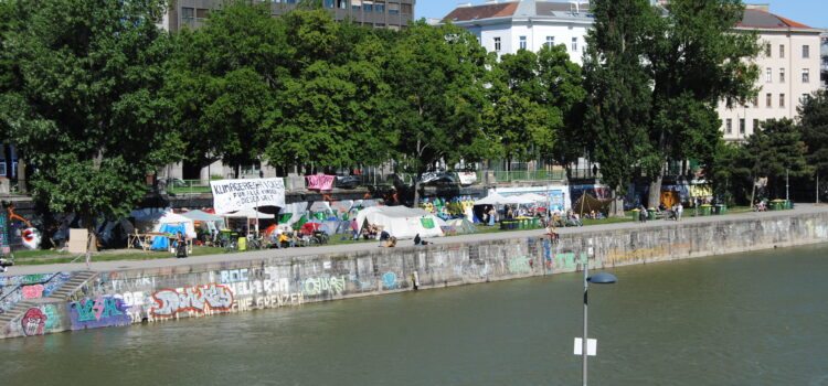 Klimaprotestcamp Donaukanal