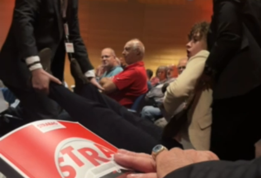 Presseaussendung: STRABAG Hauptversammlung: Protest gegen Klimaschäden und Militarisierung Presseaussendung: STRABAG Hauptversammlung: Protest gegen Klimaschäden und Militarisierung